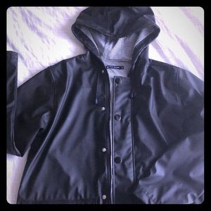 Black Petit Bateau Raincoat